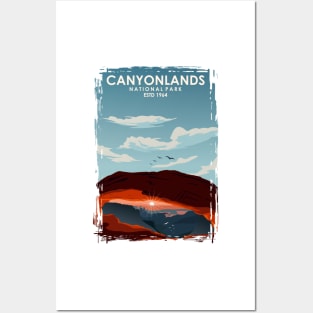 Canyonlands National park travel poster room decor art Posters and Art